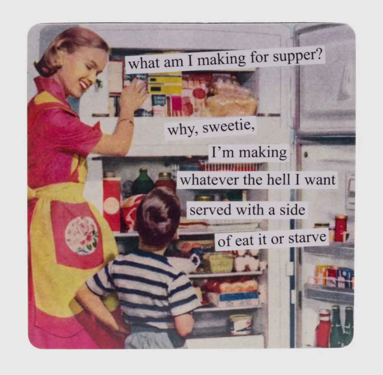 Starve Fridge Magnet