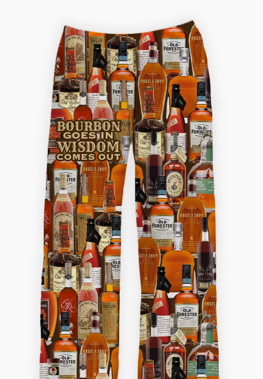 Bourbon Goes In Wisdom Comes Out Lounge Pants