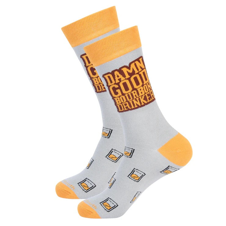 Damn Good Bourbon Drinker Socks